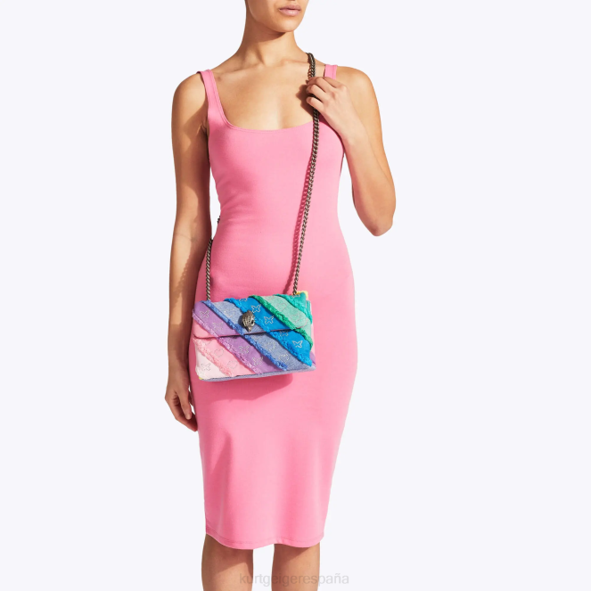 Kurt Geiger mujer londres denim medio kensington 2LPR14 | bolsas varios/otros